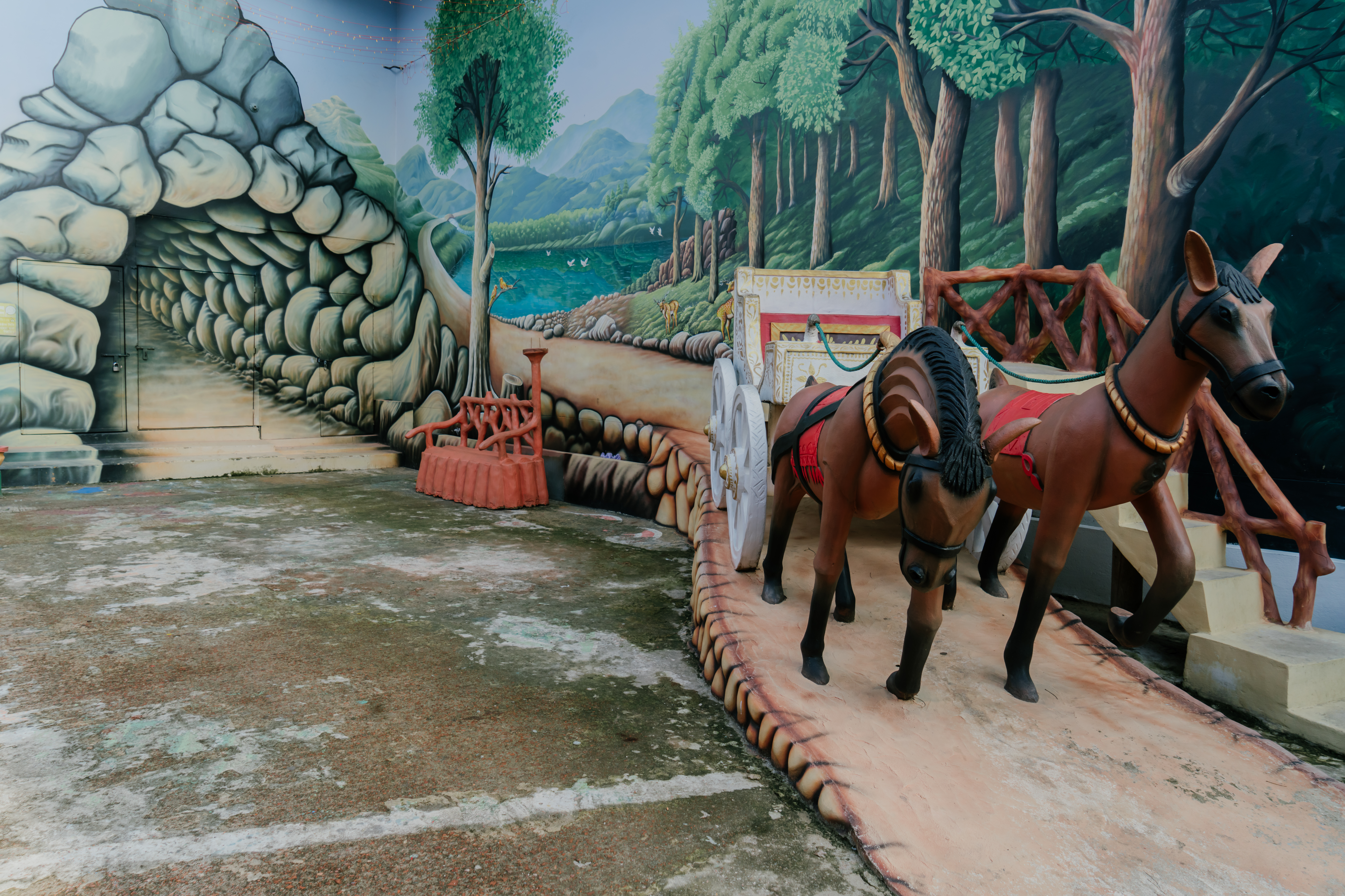 Landscape view across Jannat Entertainment Park